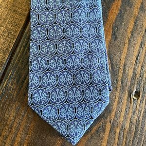 Ike Behar Silk Tie--Blue